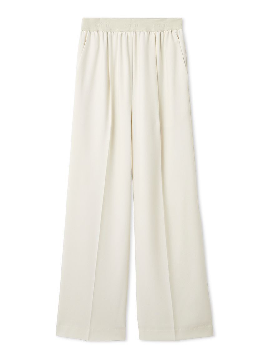 emmi atelier「emmiロゴゴムジャガードイージーパンツ」|チノ|OWHT