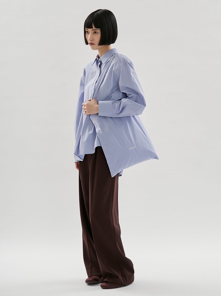 emmi atelier「emmiロゴゴムジャガードイージーパンツ」|チノ|