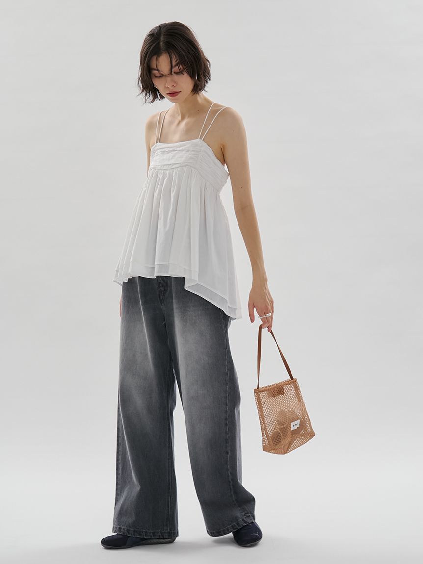 emmi atelier「メッシュミニトートバッグ」|トートバッグ|