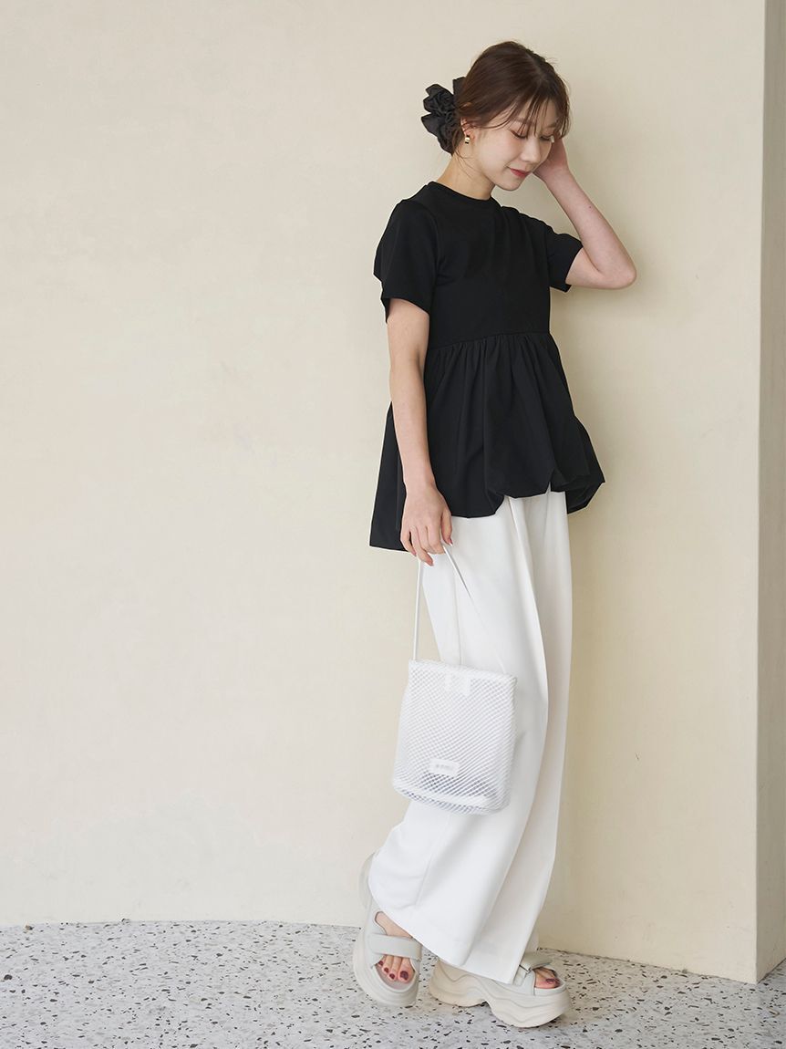 emmi atelier「メッシュミニトートバッグ」|トートバッグ|