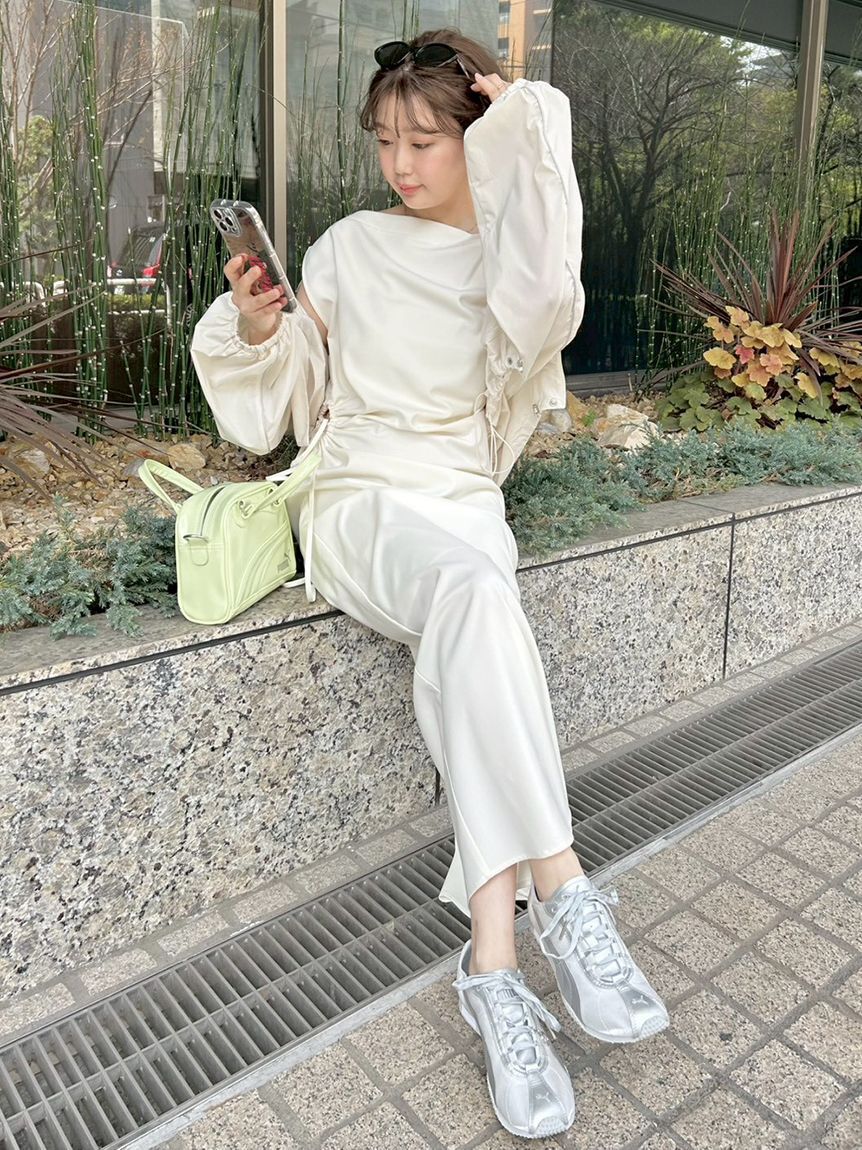 FRAY I.D「【FRAY I.D&times;PUMA】ナイロンブルゾン／UVカット・撥水」|ブルゾン・スタジャン|