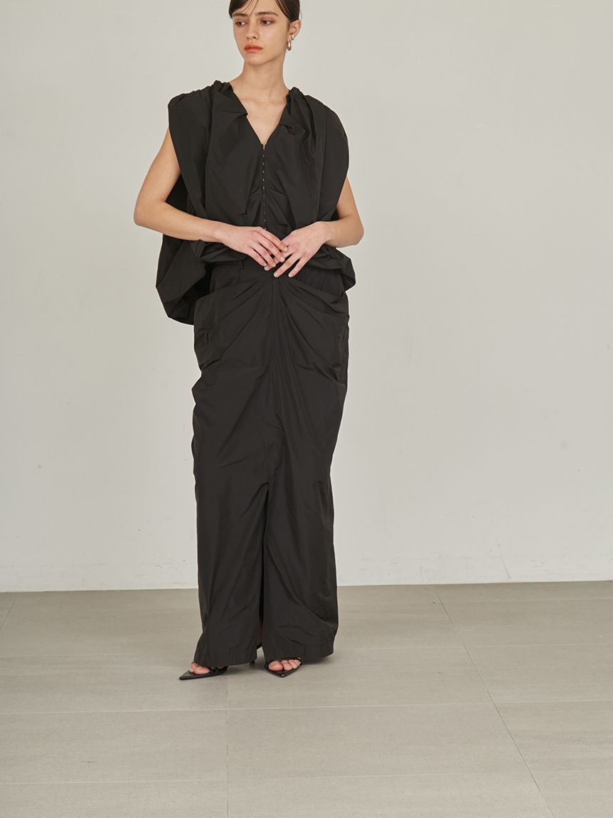 styling/「【セットアップ対応】レイヤードドレープスカート」|スカート|