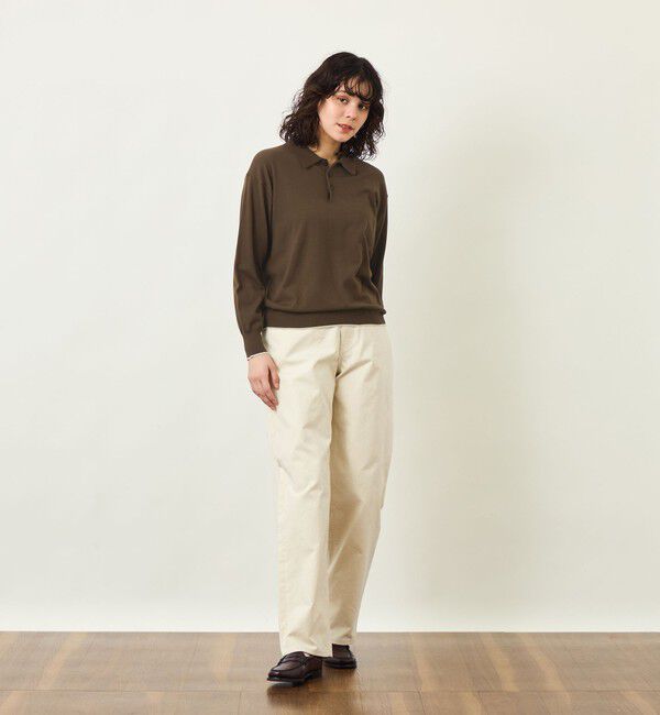 MACKINTOSH PHILOSOPHY「GREY LABEL ラインニットポロ」|ニット・セーター|