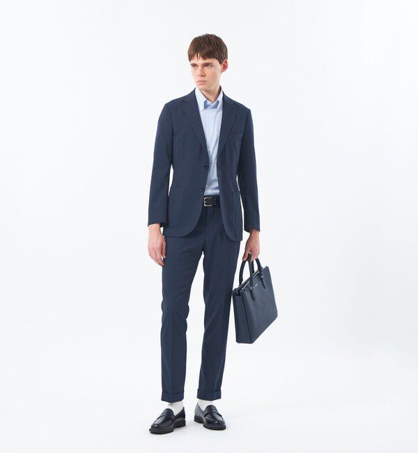 MACKINTOSH PHILOSOPHY「【WEB&一部店舗限定】トロッター ウルトラライトパンツ サッカーストライプ」|スラックス|