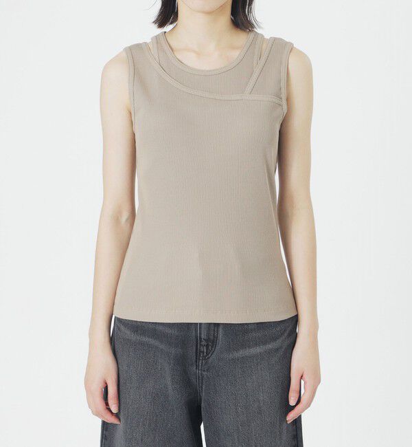  「カップ付きレイヤードタンクトップ」|その他|