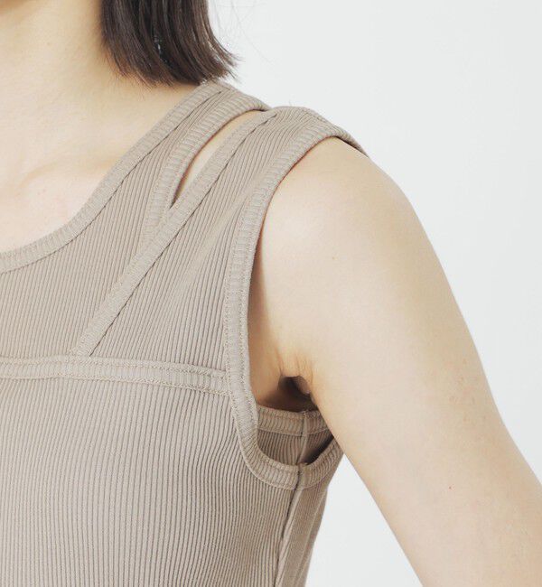  「カップ付きレイヤードタンクトップ」|その他|