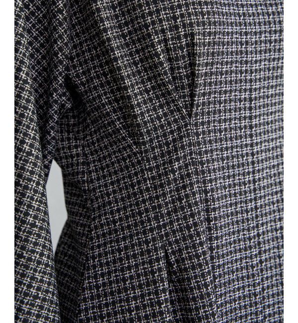 IKKA LOUNGE「カットジャガードワンピース」|ドレス|