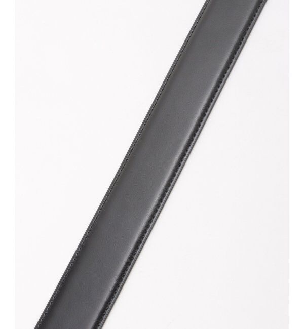 ikka「35mmキーリットレザーベルト」|ダウンベスト・ベスト|