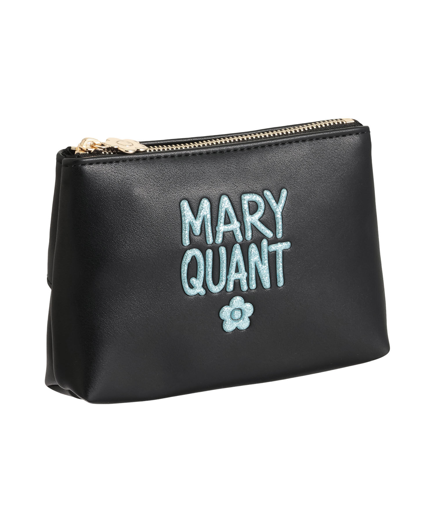 MARY QUANT「グリッターペイントロゴ 舟型ティッシュケース」|ポーチ|