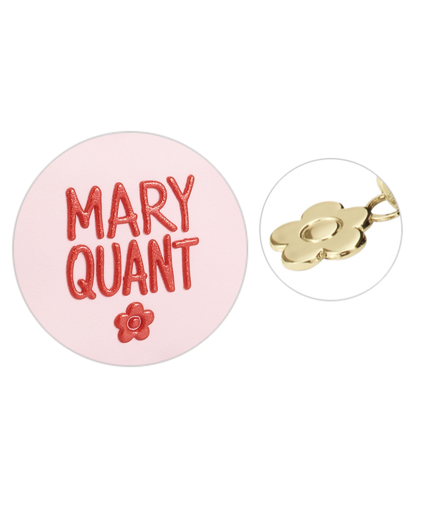 MARY QUANT「グリッターペイントロゴ 舟型ティッシュケース」|ポーチ|