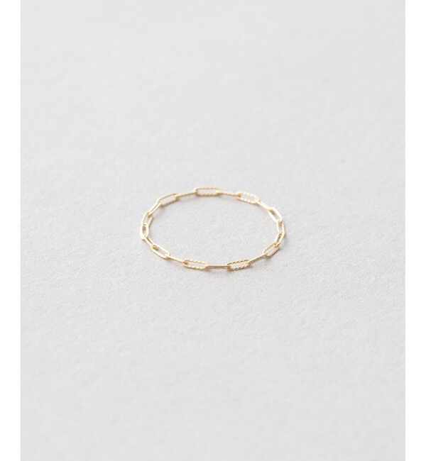 Jouete「K10YG チェーン リング」|リング|