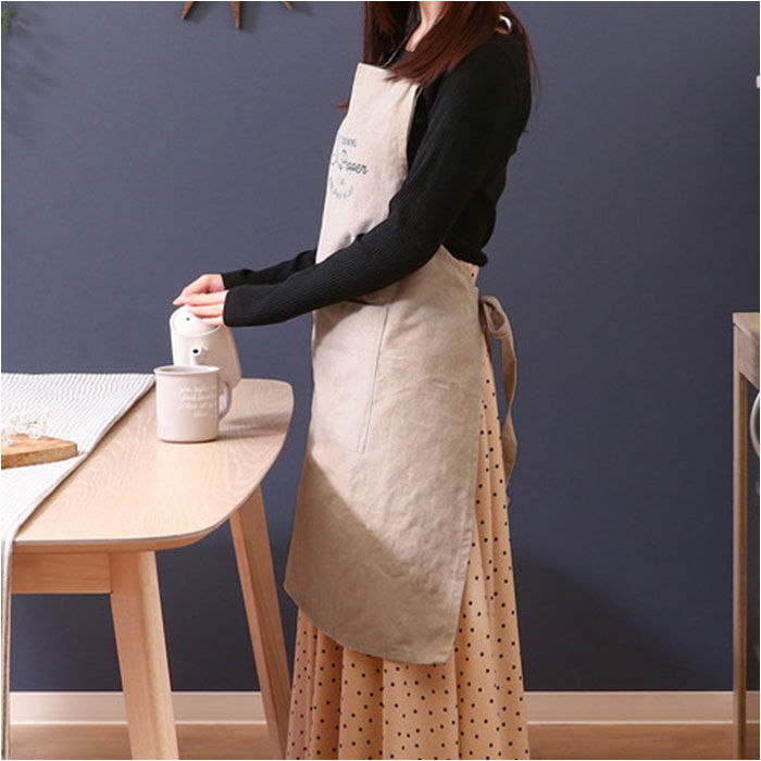 BACKYARD FAMILY「エプロン おしゃれ 女性用 通販 Salt&Pepper 後ろ 結び ポケット付き ミドル丈」|その他|