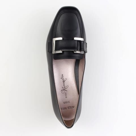 銀座かねまつ「【本革】【防水】【Bウィズ】アクアベルスレンダーパンプス」|レインシューズ|