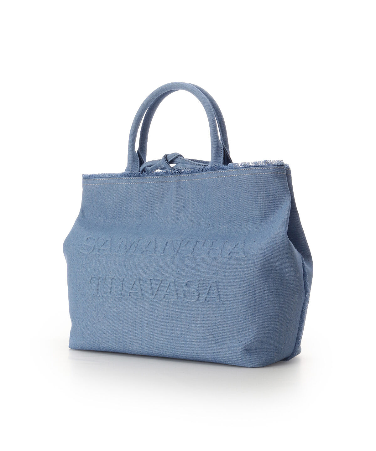 Samantha Thavasa「リングムラ糸デニムバッグ」|ハンドバッグ|