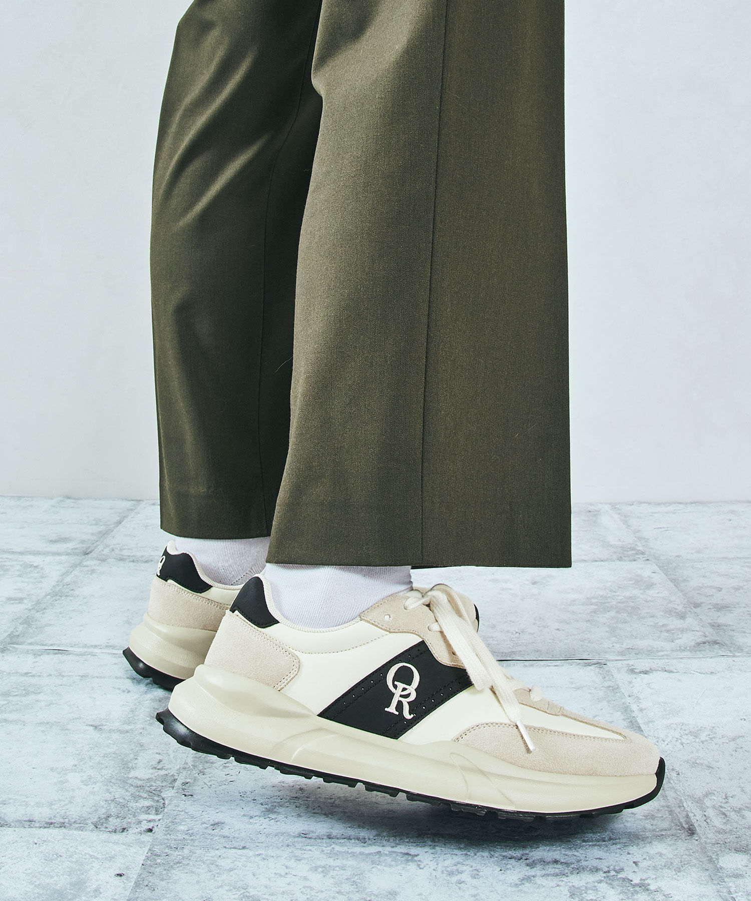 ORiental TRaffic「スエード切替ローカットスニーカー/OT5702」|スニーカー|