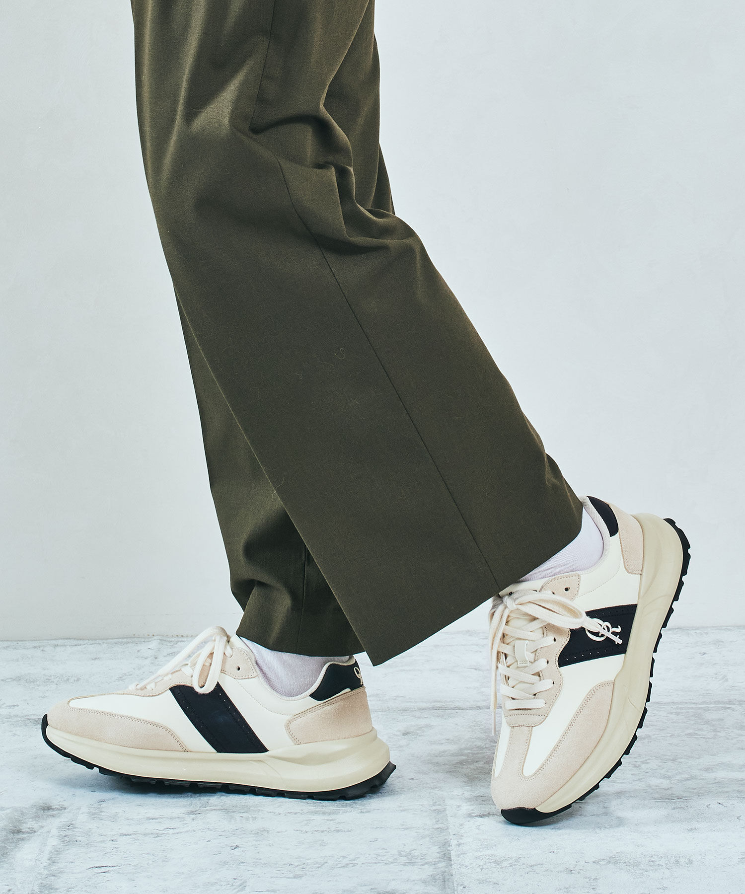 ORiental TRaffic「スエード切替ローカットスニーカー/OT5702」|スニーカー|