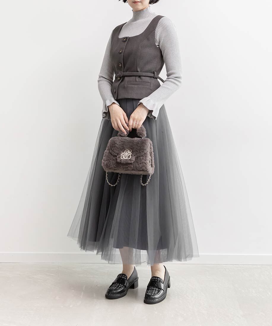  「モノグラムスタッズボリュームローファー」|ローファー|