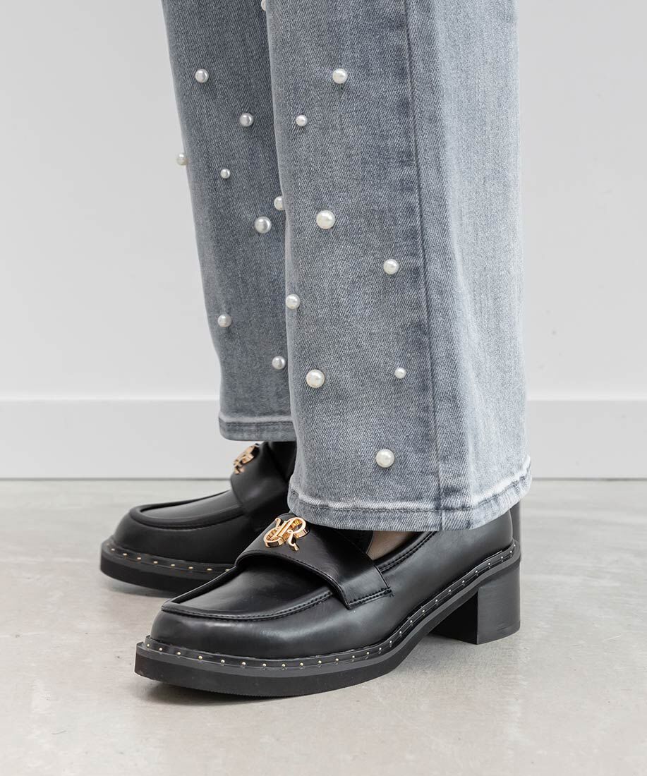  「モノグラムスタッズボリュームローファー」|ローファー|