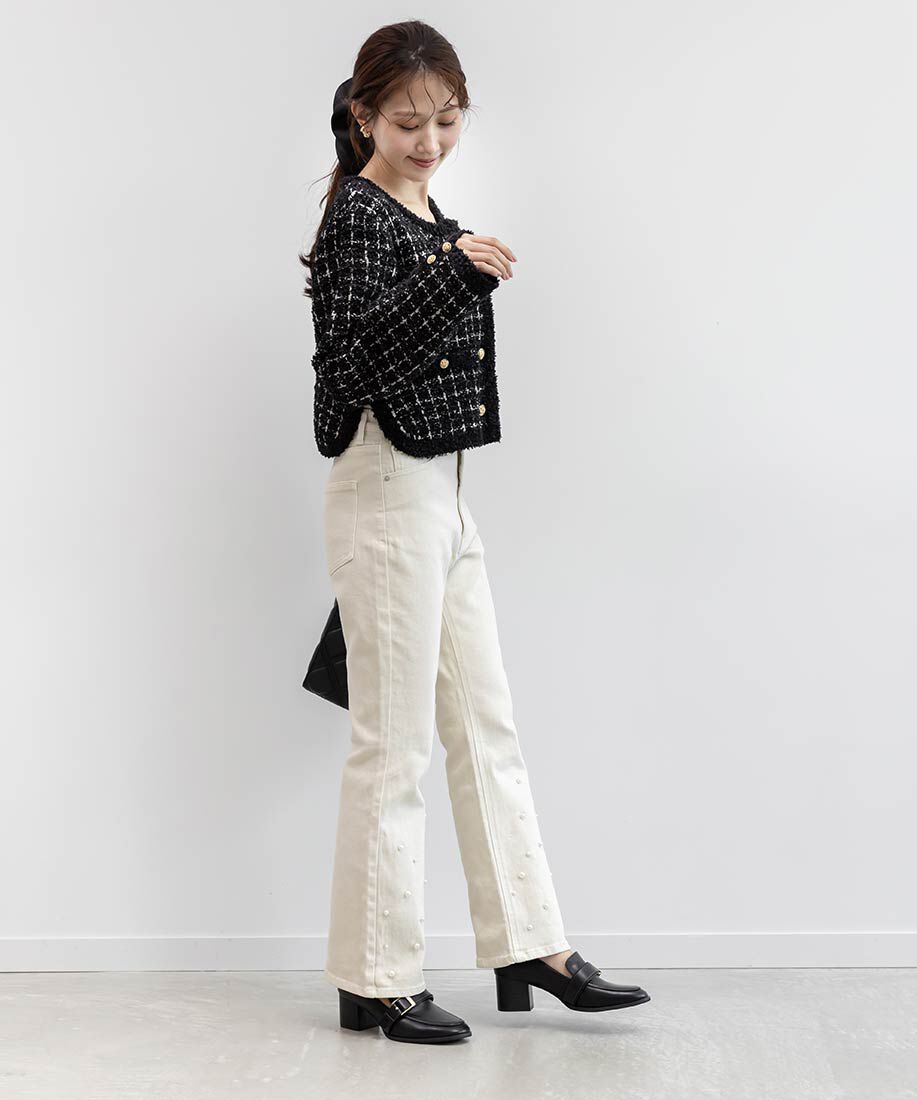  「ギボシバックルヒールアップローファー」|ローファー|