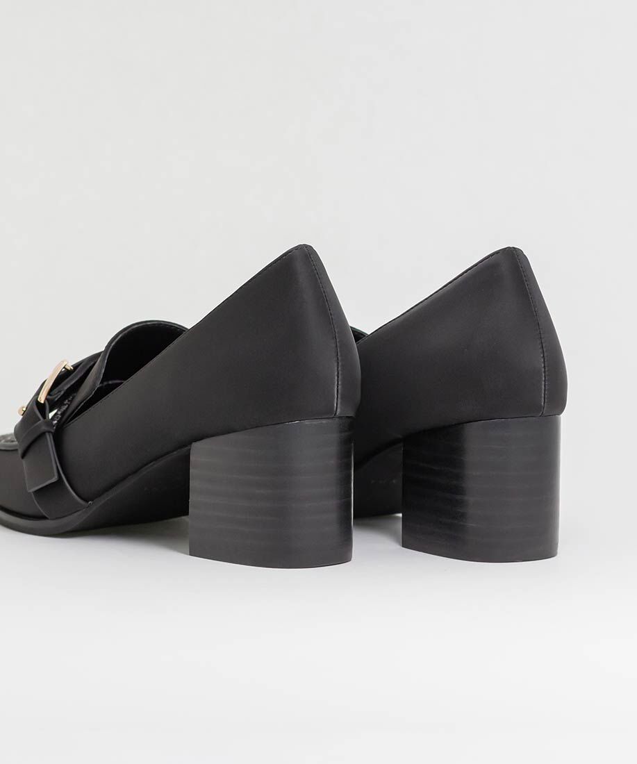  「ギボシバックルヒールアップローファー」|ローファー|