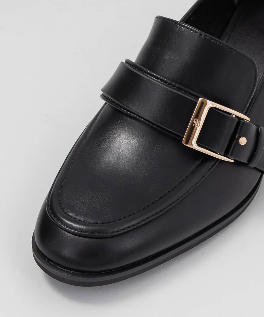  「ギボシバックルヒールアップローファー」|ローファー|