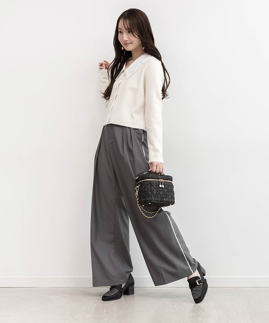  「ギボシバックルヒールアップローファー」|ローファー|