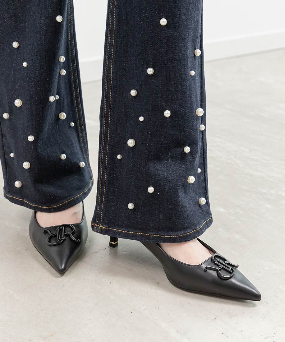  「3E モノグラムパーツベーシックパンプス」|パンプス|