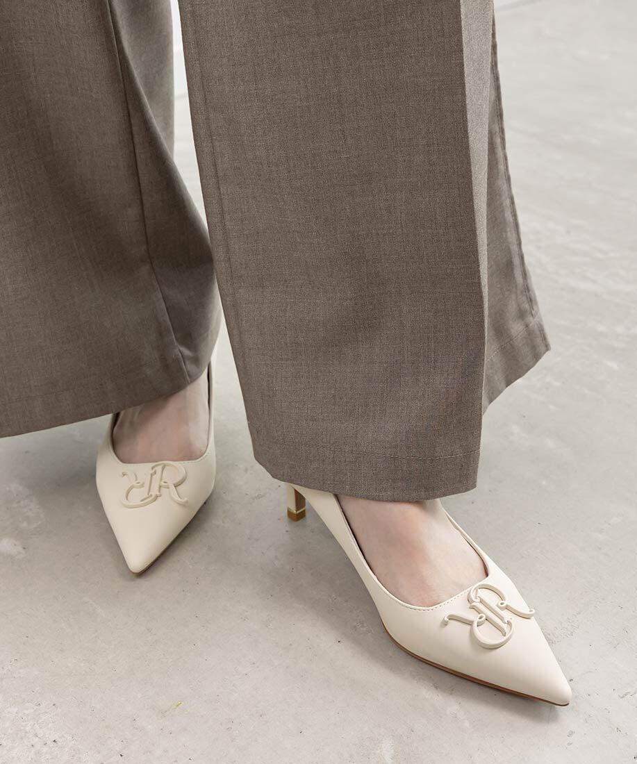  「3E モノグラムパーツベーシックパンプス」|パンプス|