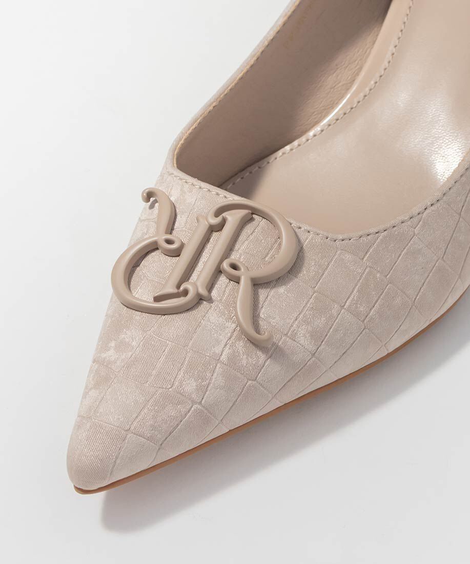  「3E モノグラムパーツベーシックパンプス」|パンプス|