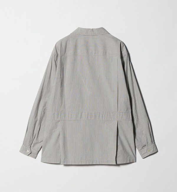 UNITED ARROWS「ギザコットン コードレーン サファリジャケット」|ミリタリージャケット|