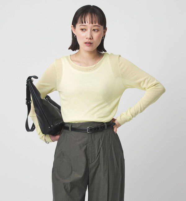 UNITED ARROWS green label relaxing「レディ シアー クルーネック カットソー」|Tシャツ・カットソー|