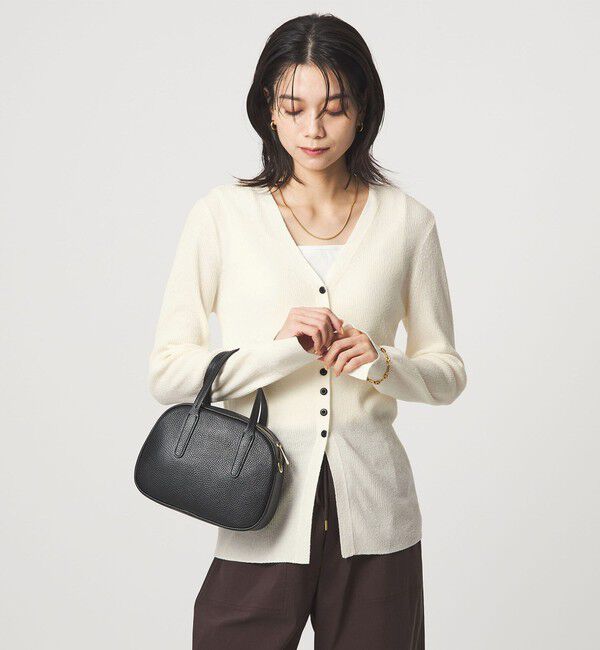 UNITED ARROWS green label relaxing「リブ ニット Vネック カーディガン ウォッシャブル」|カーディガン|