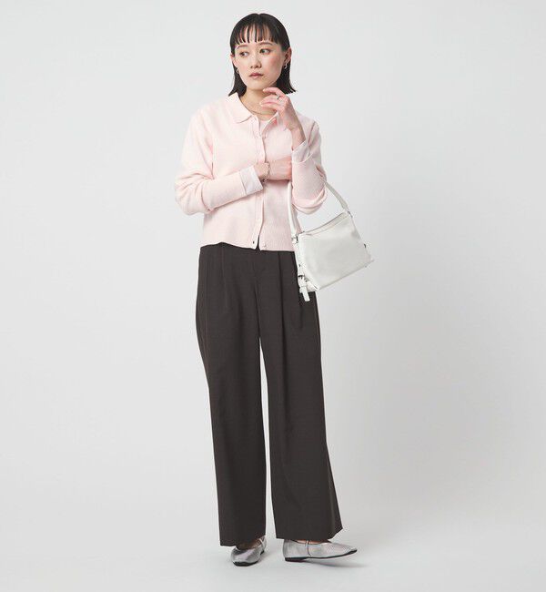 UNITED ARROWS green label relaxing「ブークレ ポロカーディガン ウォッシャブル」|カーディガン|