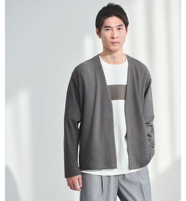 UNITED ARROWS green label relaxing「CARREMAN イージー カーディガン」|カーディガン|DK.GRAY