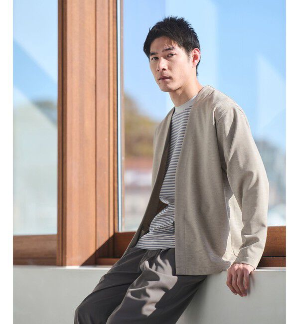 UNITED ARROWS green label relaxing「CARREMAN イージー カーディガン」|カーディガン|BEIGE