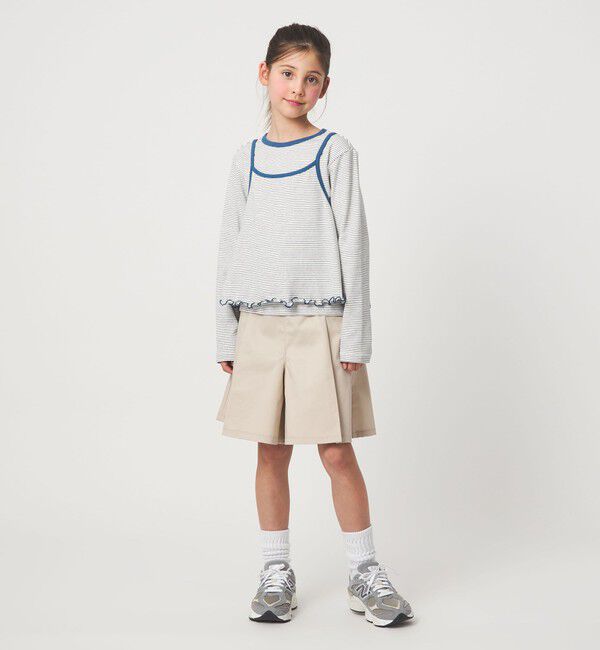 UNITED ARROWS green label relaxing「ボーダーTシャツ＋キャミソール セット / キッズ 140cm-160cm」|Tシャツ・カットソー|