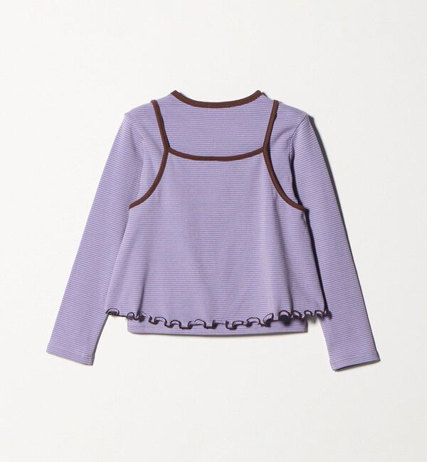 UNITED ARROWS green label relaxing「ボーダーTシャツ＋キャミソール セット / キッズ 140cm-160cm」|Tシャツ・カットソー|