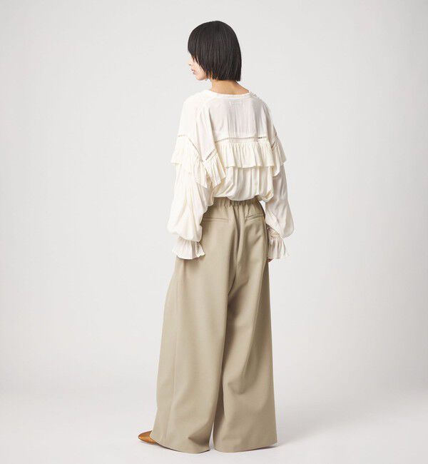 EMMEL REFINES「＜EMMEL REFINES＞EM ジプシーサップ ワイドパンツ」|チノ|