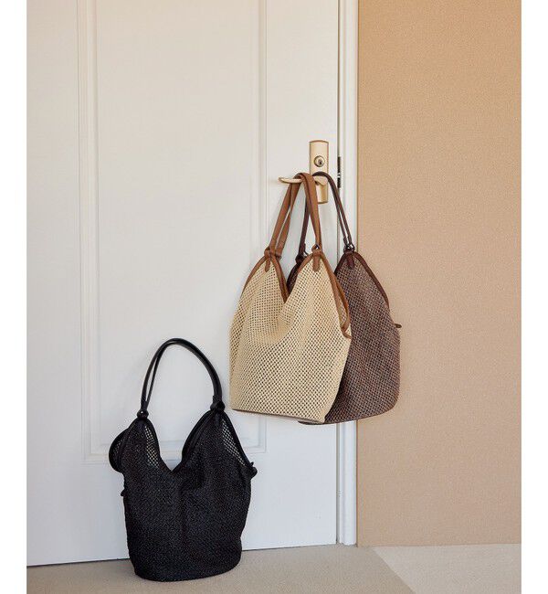 EMMEL REFINES「＜EMMEL REFINES＞EM カゴ トートバッグ」|トートバッグ|NATURAL