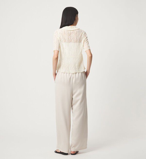 EMMEL REFINES「＜EMMEL REFINES＞EM ハンマーサテン イージー パンツ」|チノ|