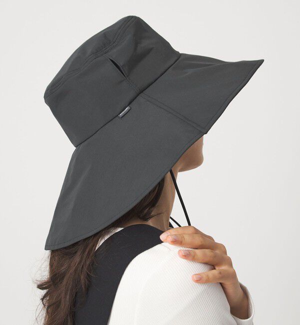 UNITED ARROWS green label relaxing「【別注】＜コカゲル＞2WAY ワイドブリム ハット UVカット」|ハット|BLACK