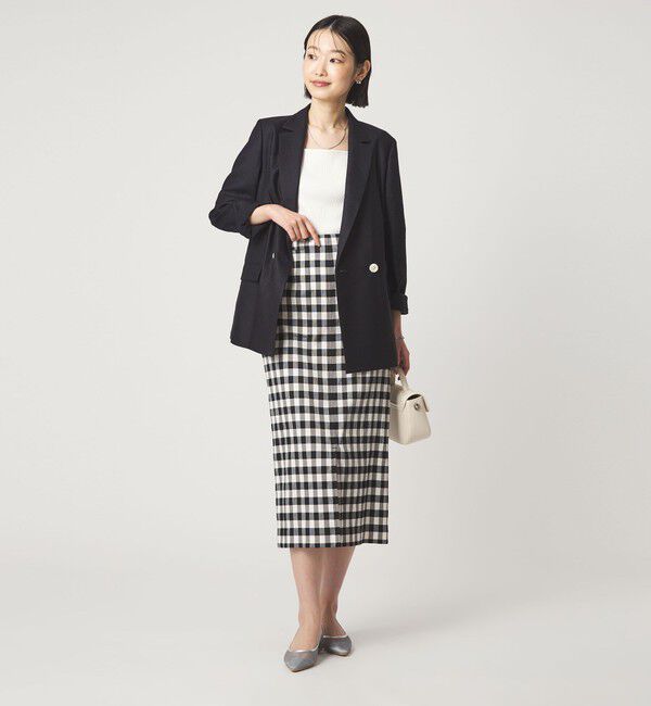 UNITED ARROWS green label relaxing「［size SHORTあり］Daily Chic カラミ タイト スカート マシンウォッシャブル」|タイト|