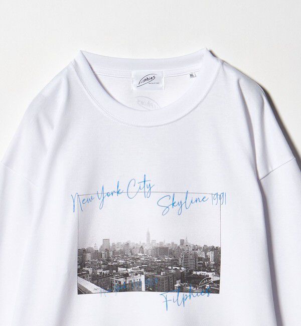 UNITED ARROWS green label relaxing「【別注】＜Filphies＞ニューヨーク フォト 長袖 Tシャツ」|Tシャツ・カットソー|