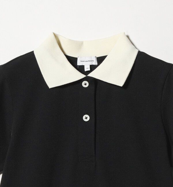 UNITED ARROWS green label relaxing「バイカラー カノコ ポロワンピース / キッズ  140cm-160cm」|ワンピース|