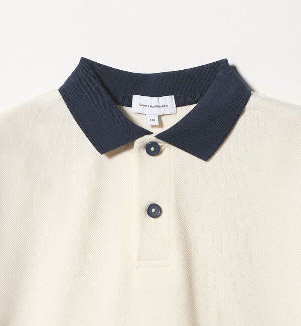 UNITED ARROWS green label relaxing「バイカラー カノコポロシャツ / キッズ  100cm-160cm」|ポロシャツ|