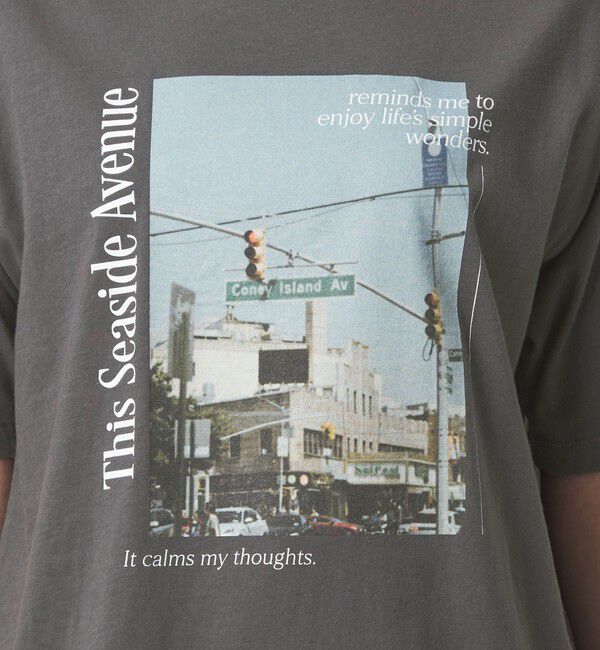 UNITED ARROWS green label relaxing「【WEB限定】＜at ease＞アソート フォトプリント ショートスリーブ カットソー」|Tシャツ・カットソー|