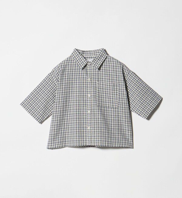 UNITED ARROWS green label relaxing「チェック シャツ / キッズ  140cm-160cm」|シャツ・ブラウス|OFF WHITE