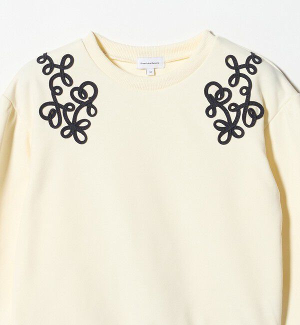 UNITED ARROWS green label relaxing「裏毛 コードシシュウ プルオーバー / スウェット / トレーナー / キッズ  140cm-160cm」|Tシャツ・カットソー|