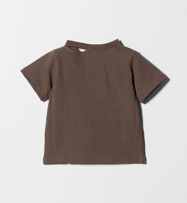 UNITED ARROWS green label relaxing「【WEB限定】ネック スリットTシャツ 100cm-160cm」|Tシャツ・カットソー|