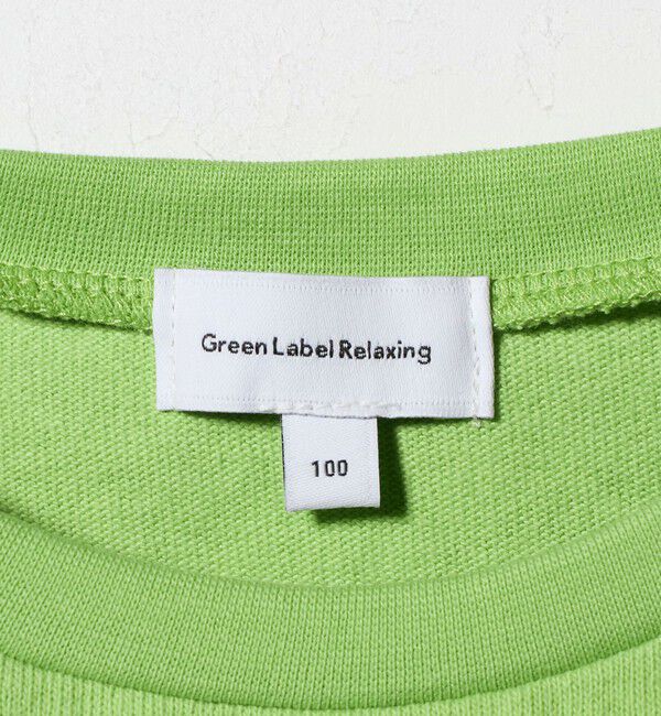 UNITED ARROWS green label relaxing「【WEB限定】サイドギャザー チビ Tシャツ 100cm-160cm」|Tシャツ・カットソー|